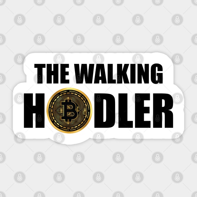 Crypto Investor - The walking hodler Sticker by KC Happy Shop